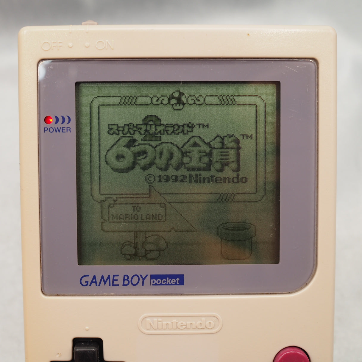 Nintendo GAMEBOY Pocket Hand Console MGB-001 Gray - Tested & Working