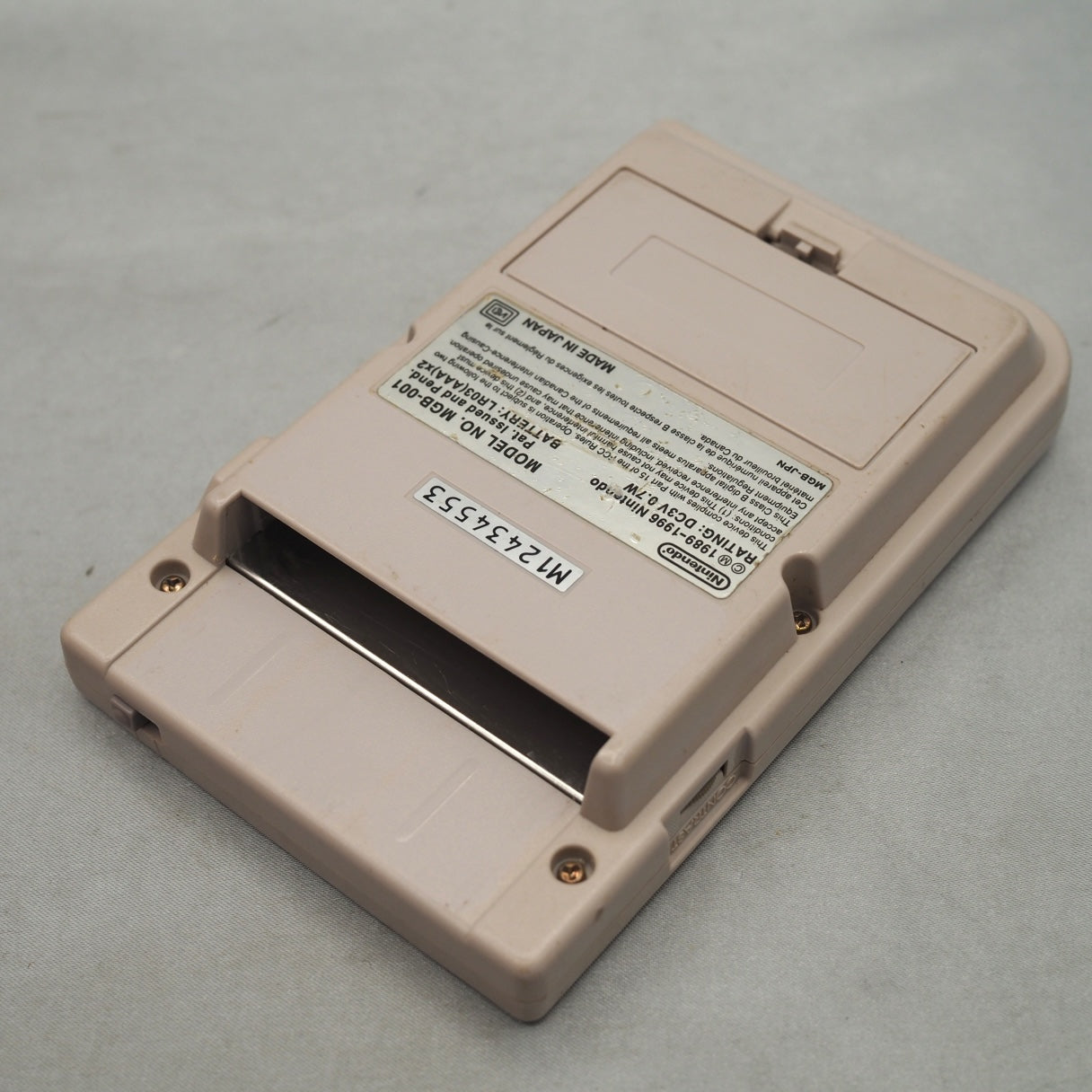 Nintendo GAMEBOY Pocket Hand Console MGB-001 Gray - Tested & Working