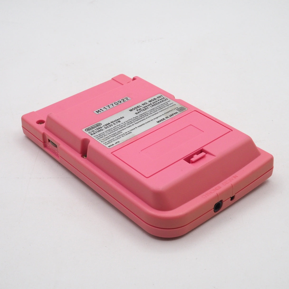 Used Nintendo GAMEBOY Pocket Pink Console MGB-001 Boxed - Tested & Working — Nintendo | Enjoy Game Japan
