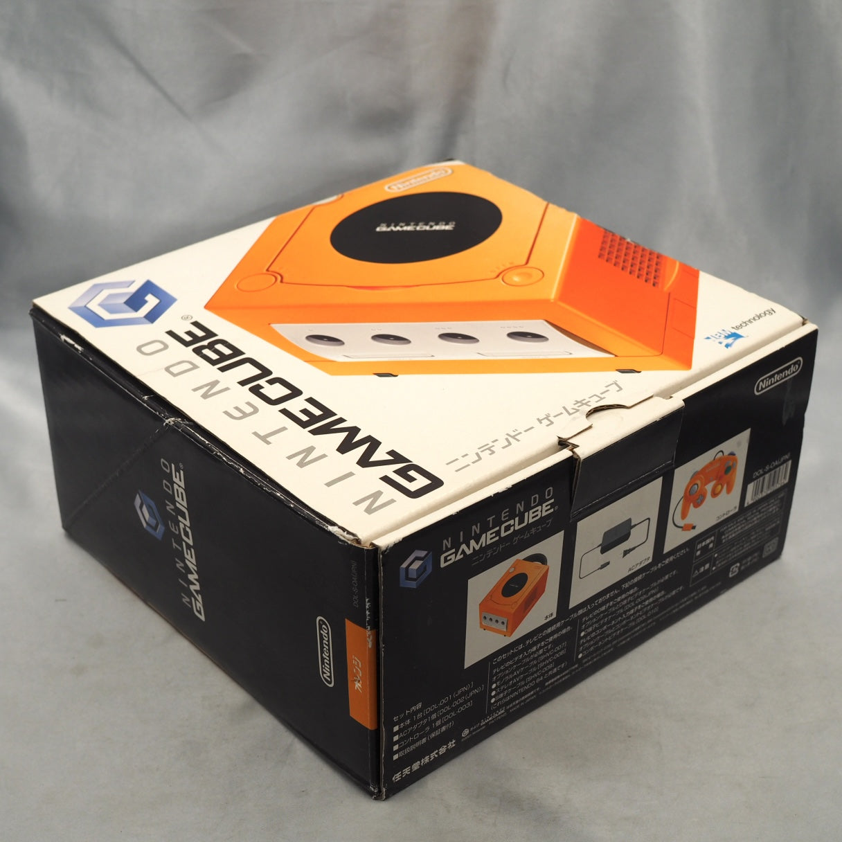Used [Boxed & Refurbished] Nintendo GameCube Orange  DOL-001 [NTSC-J] [NTSC-U/C] [Modified] - Tested & Working
