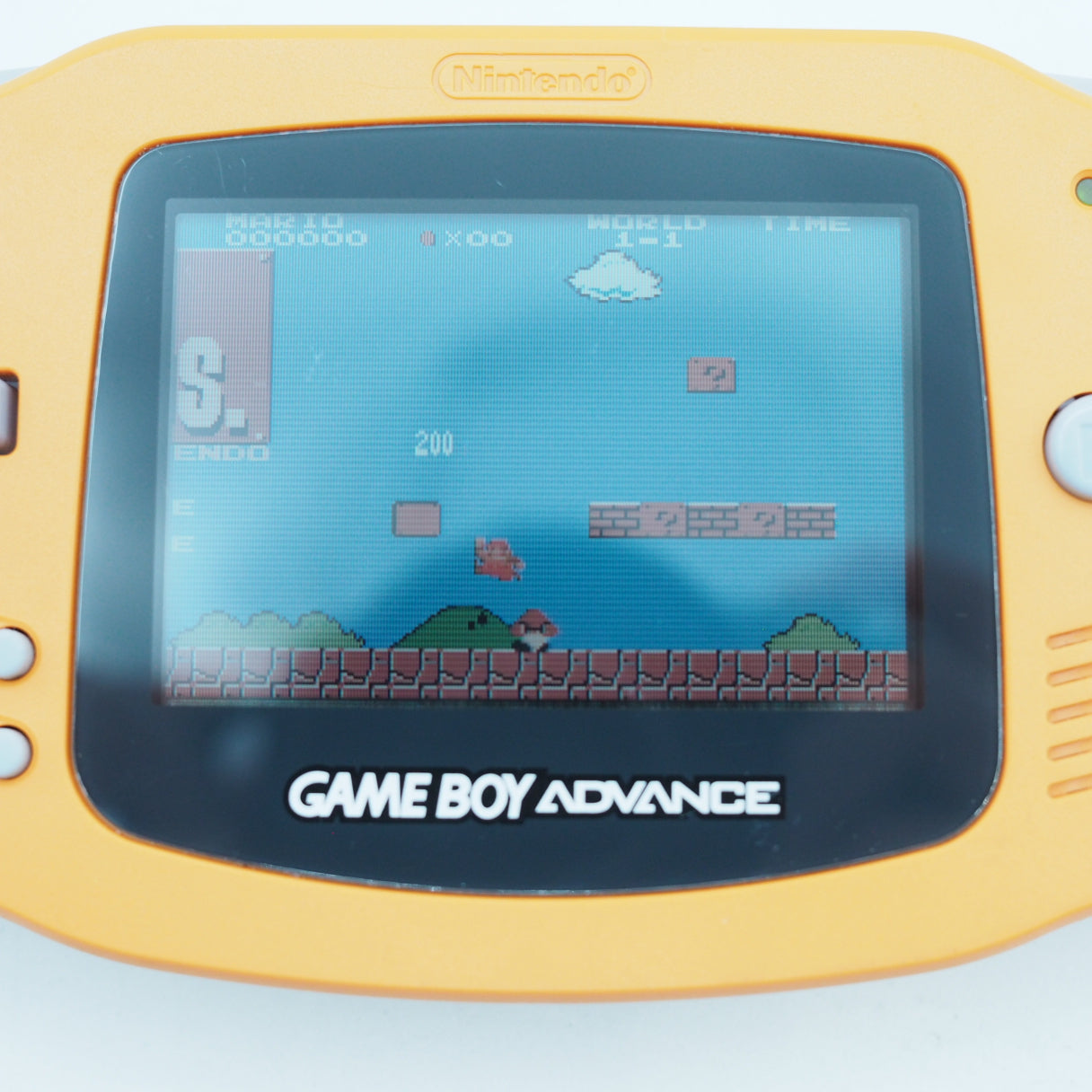 Used Nintendo Game Boy Advance Handheld Console Orange AGB-001 - Tested & Working