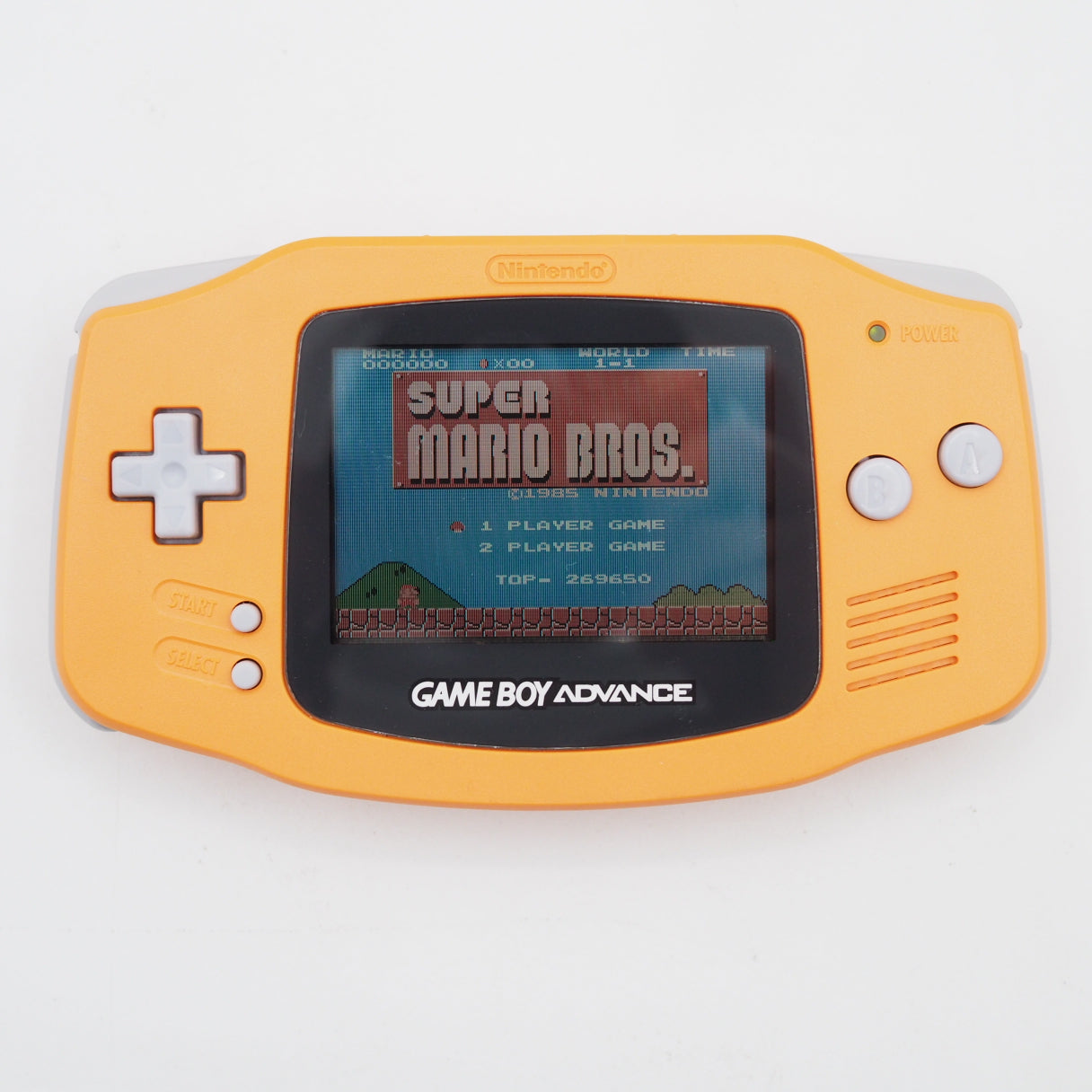 Used Nintendo Game Boy Advance Handheld Console Orange AGB-001 - Tested & Working