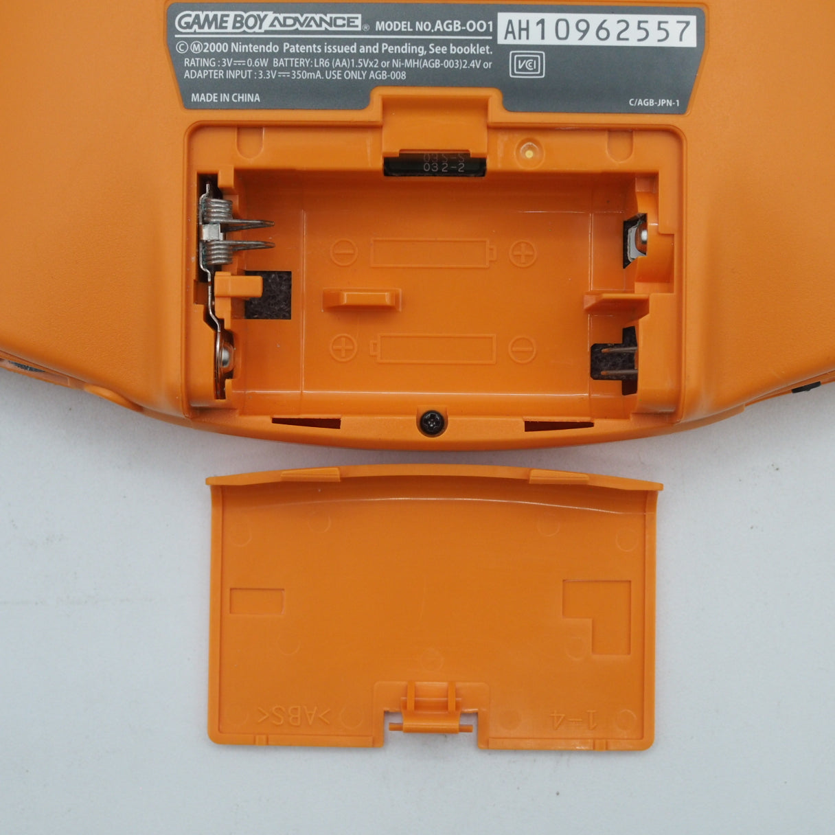 Used Nintendo Game Boy Advance Handheld Console Orange AGB-001 - Tested & Working