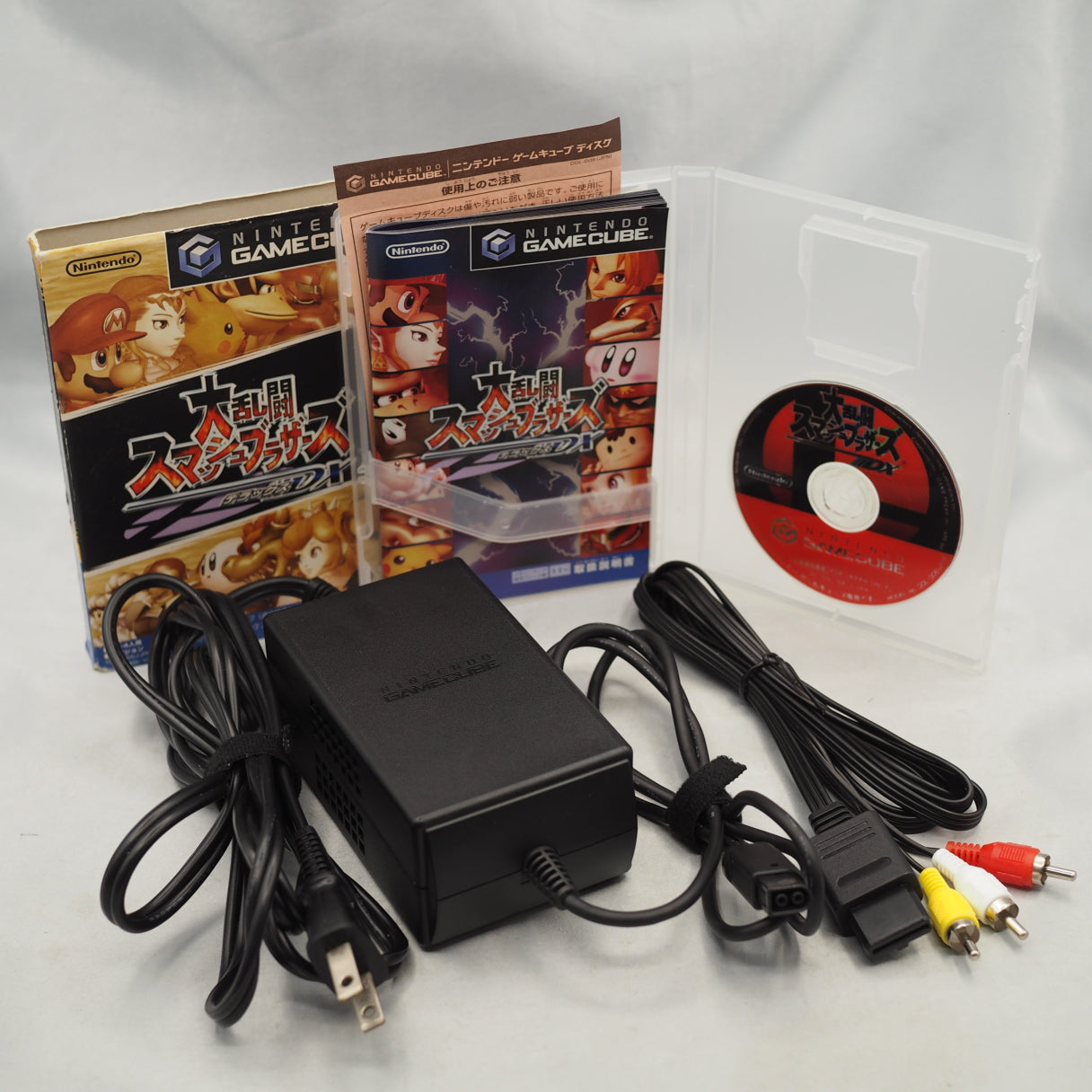 Used [Boxed & Refurbished] Nintendo GameCube Orange  DOL-001 NTSC-J NTSC-U/C Modified + DAIRANTO SMASH BROTHERS DX - Tested & Working