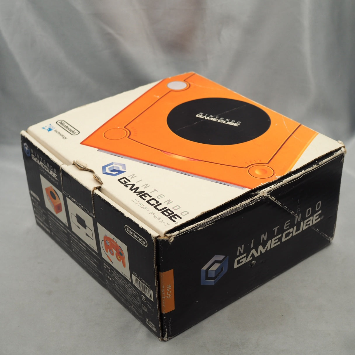 Used [Boxed & Refurbished] Nintendo GameCube Orange  DOL-001 NTSC-J NTSC-U/C Modified + DAIRANTO SMASH BROTHERS DX - Tested & Working