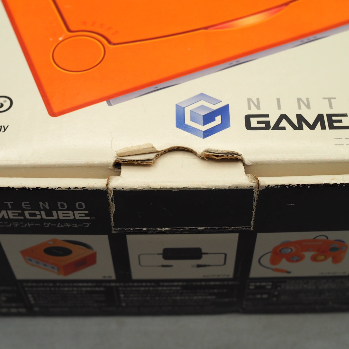 Used [Boxed & Refurbished] Nintendo GameCube Orange  DOL-001 NTSC-J NTSC-U/C Modified + DAIRANTO SMASH BROTHERS DX - Tested & Working
