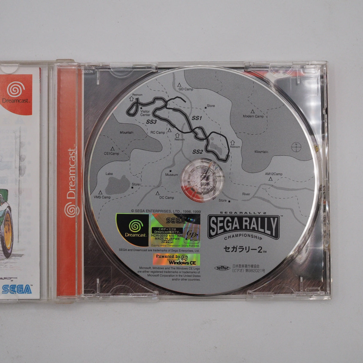 Used SEGA Dreamcast Controller HKT-7700 + Sega GT Homologation Special + Sega Rally Bundle - Tested & Working