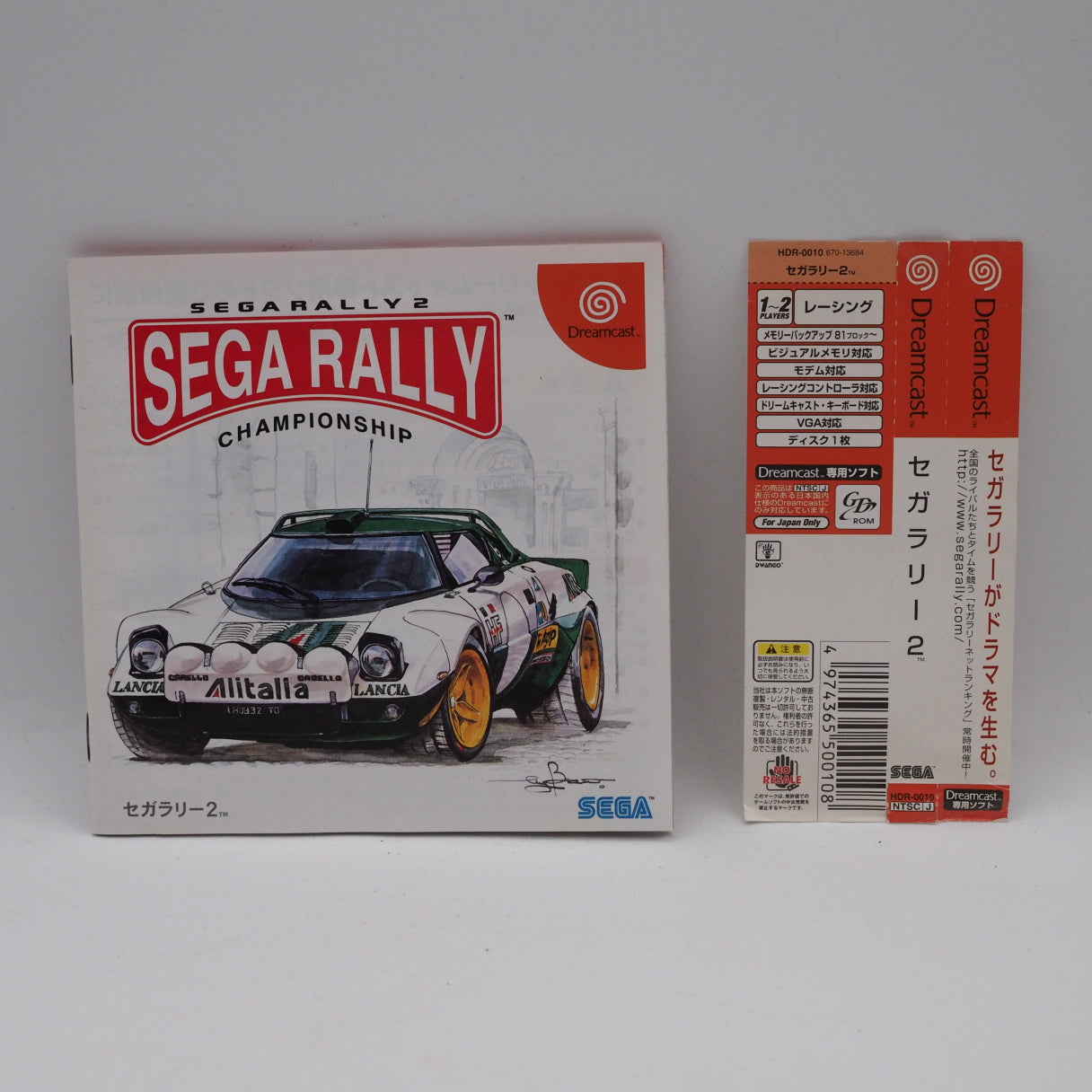 Used SEGA Dreamcast Controller HKT-7700 + Sega GT Homologation Special + Sega Rally Bundle - Tested & Working