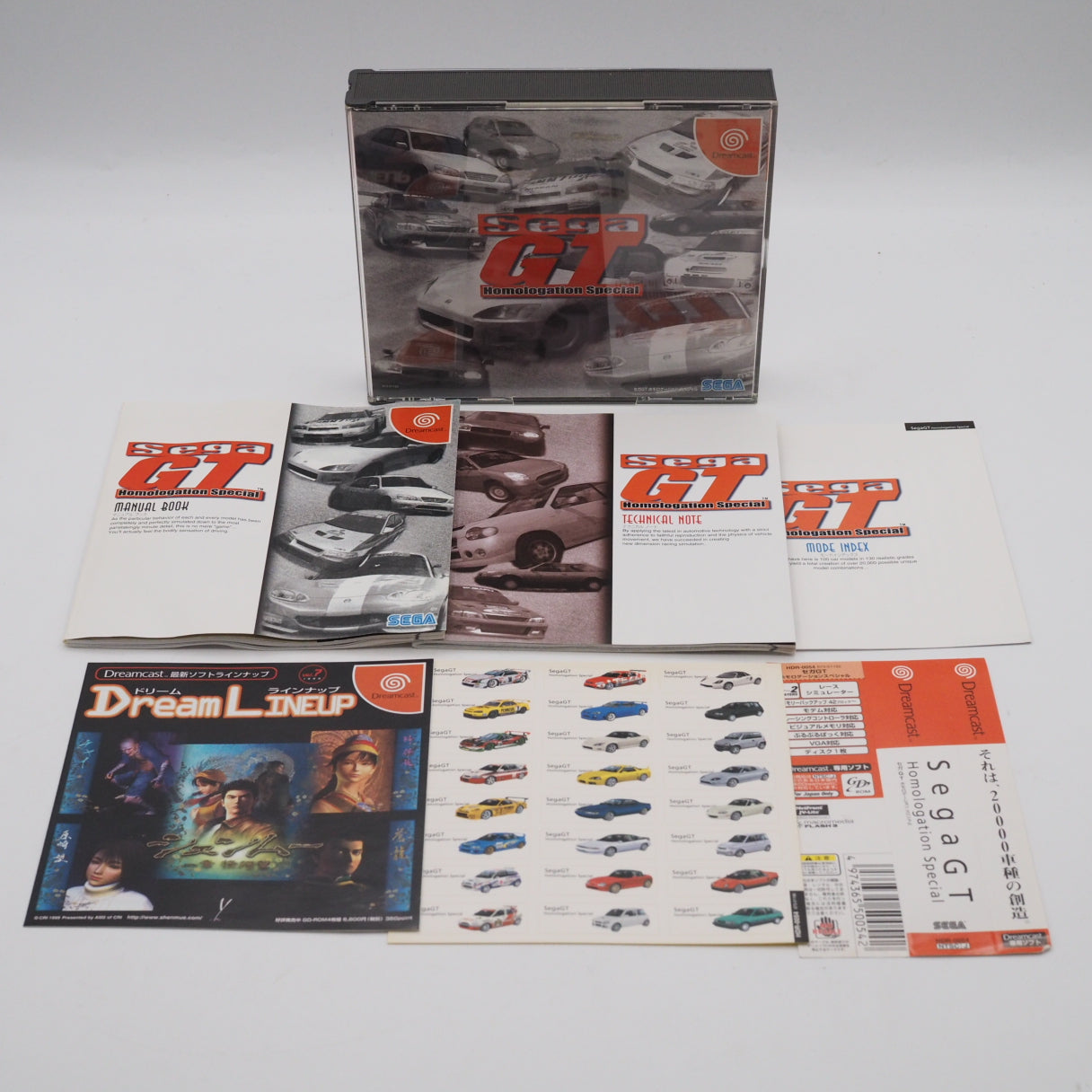 Used SEGA Dreamcast Controller HKT-7700 + Sega GT Homologation Special + Sega Rally Bundle - Tested & Working