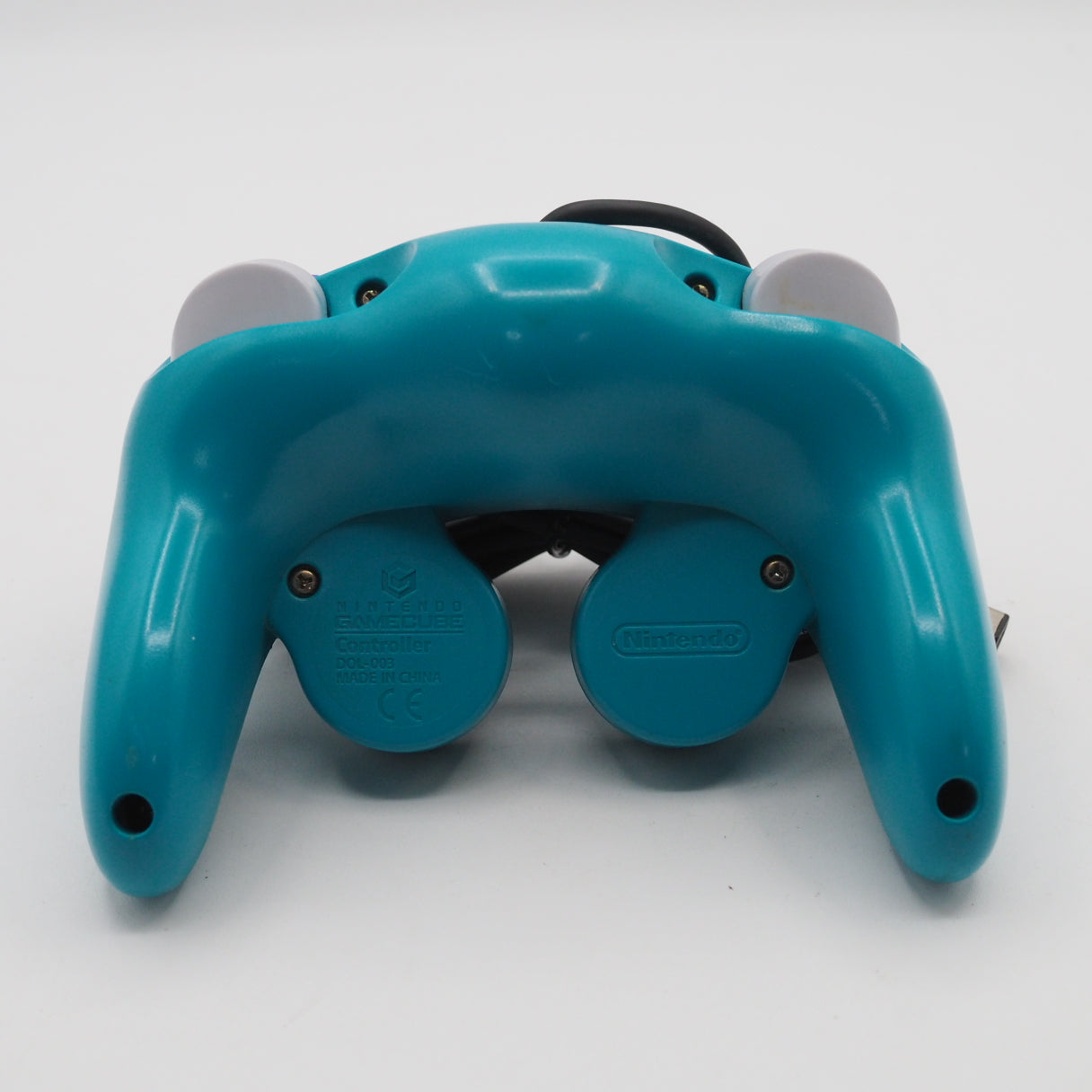 Used Nintendo GameCube Controller Emerald Blue DOL-003 Authentic - Tested & Working