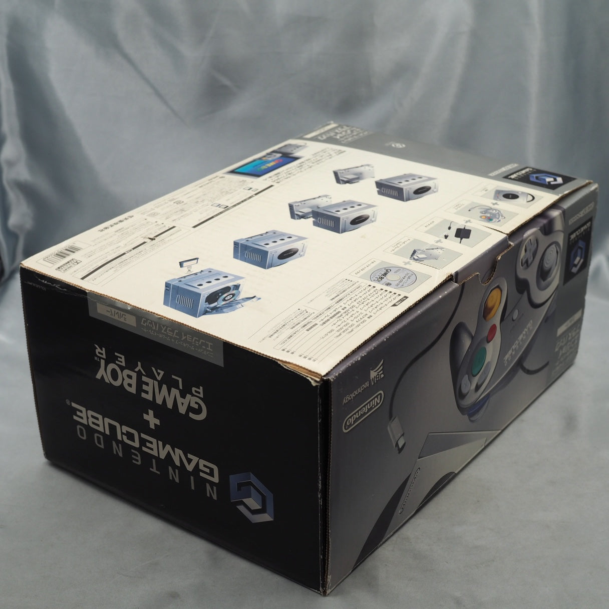 Used Nintendo GameCube Console System Silver + Game Boy Player Enjoy Plus Pack Boxed - Tested & Working