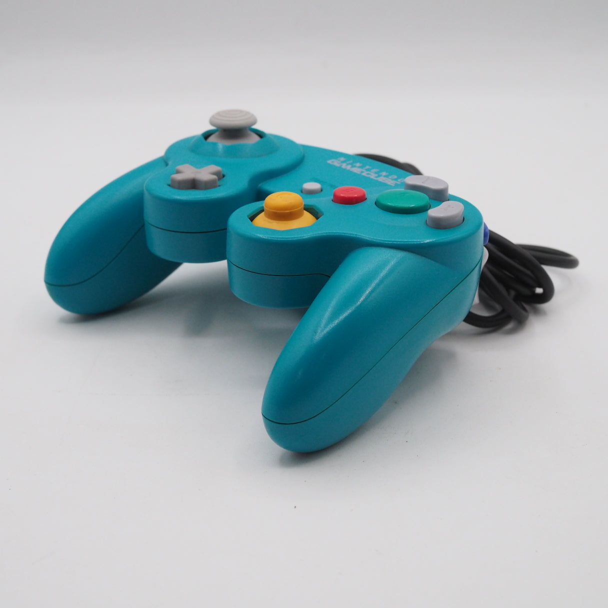 Used Nintendo GameCube Controller Emerald Blue DOL-003 Authentic - Tested & Working