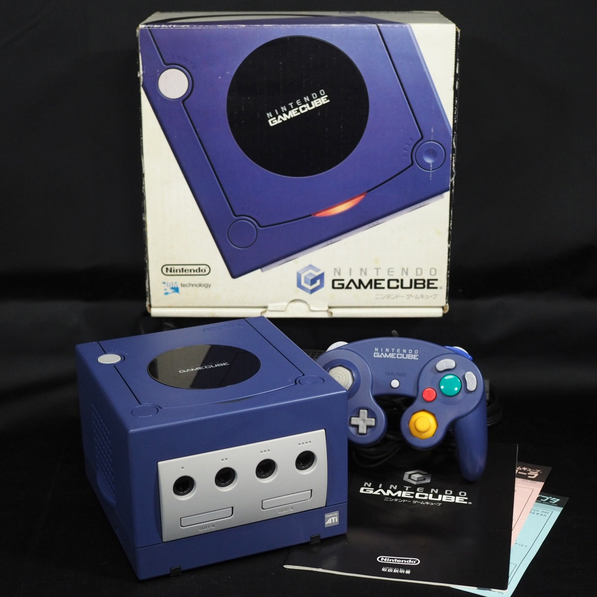 Used Nintendo GameCube Console System Violet Boxed [NTSC-J] [NTSC-U/C] [Modified] - Tested & Working