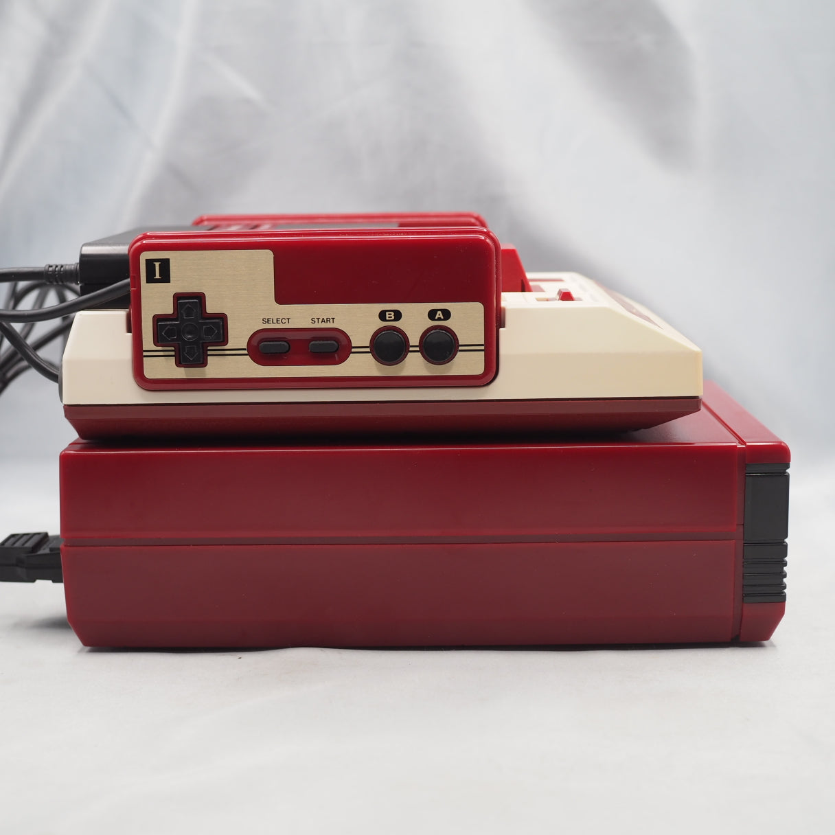Used Nintendo Famicom & Disk System Console system SET Boxed [New Rubber Belt Replaced] - Tested & Working