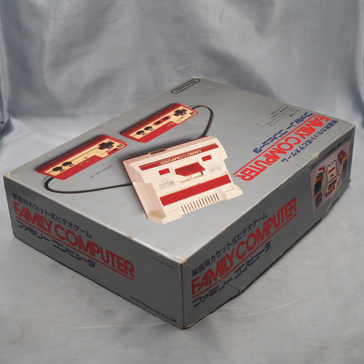 Used Nintendo Famicom & Disk System Console system SET Boxed [New Rubber Belt Replaced] - Tested & Working