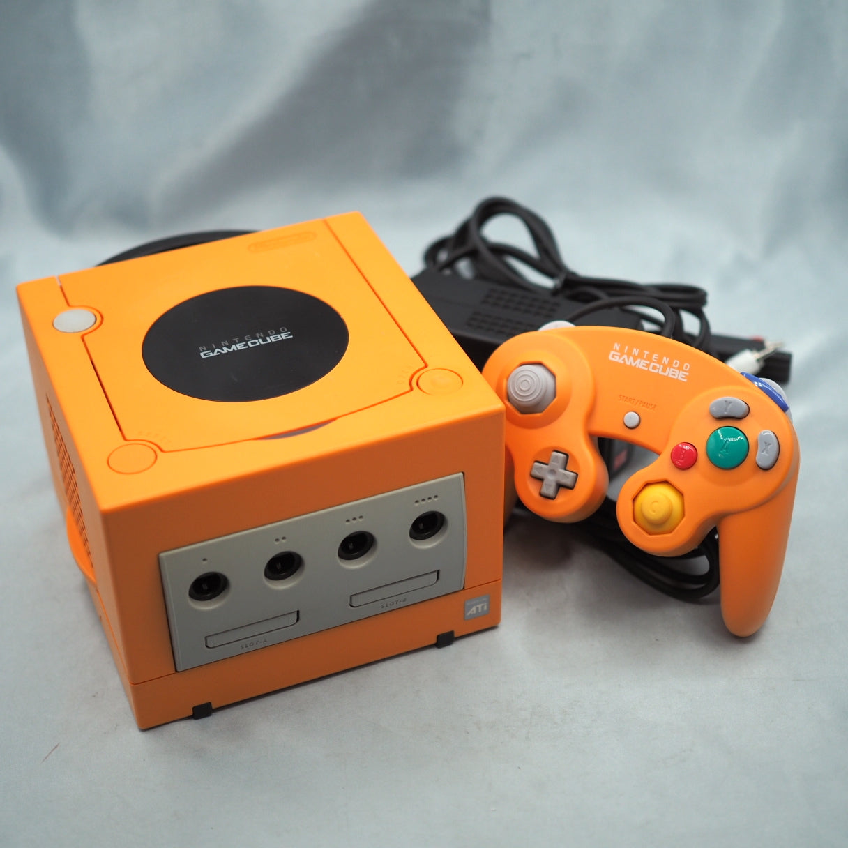 Nintendo GameCube Console System Orange DOL-001 [NTSC-J] [NTSC-U/C] [Modified]