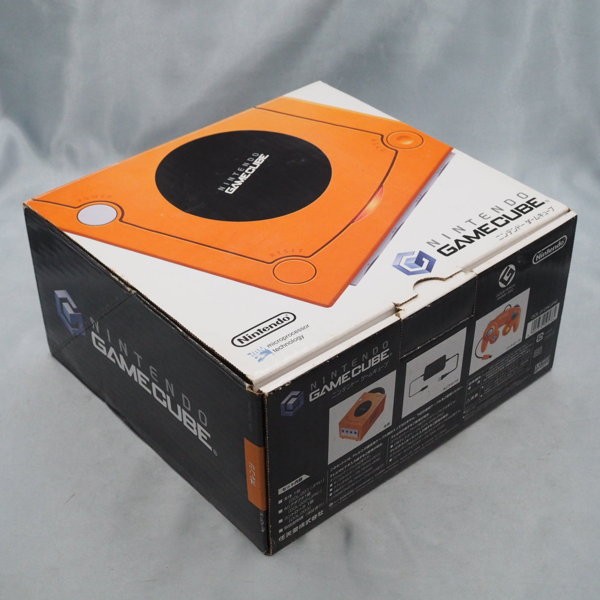 Nintendo GameCube Console System Orange Boxed DOL-001 [NTSC-J] [NTSC-U/C] [Modified]