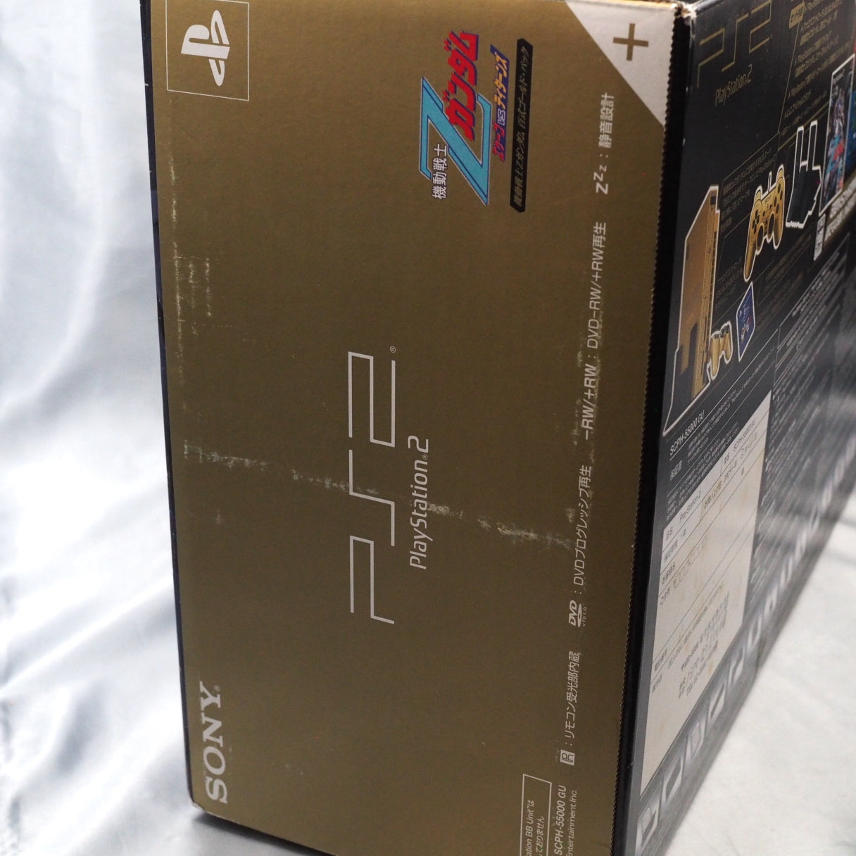 PS2 Z Gundam Hyakushiki Gold Console system SCPH-55000 Boxed [NTSC-J]