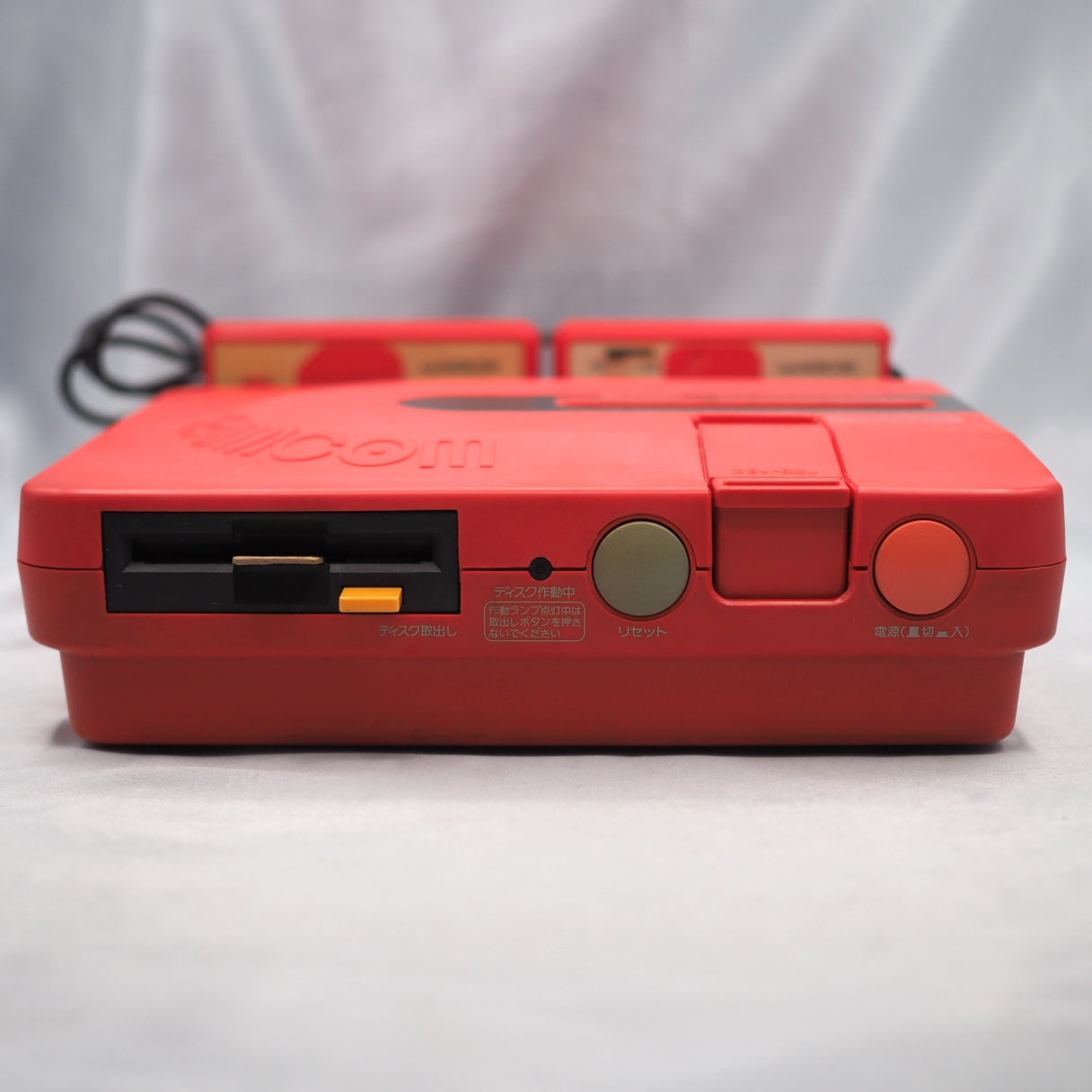 Twin Famicom Console AN-500R [New Rubber Belt replaced] + Magnetic head protection sheet SET