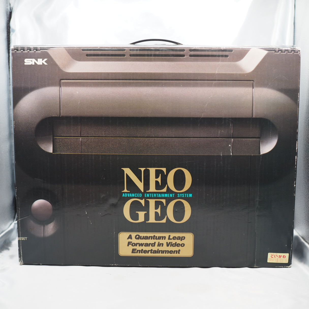 NEO GEO AES Console System UNIBIOS Boxed W/memory card [serial number match]