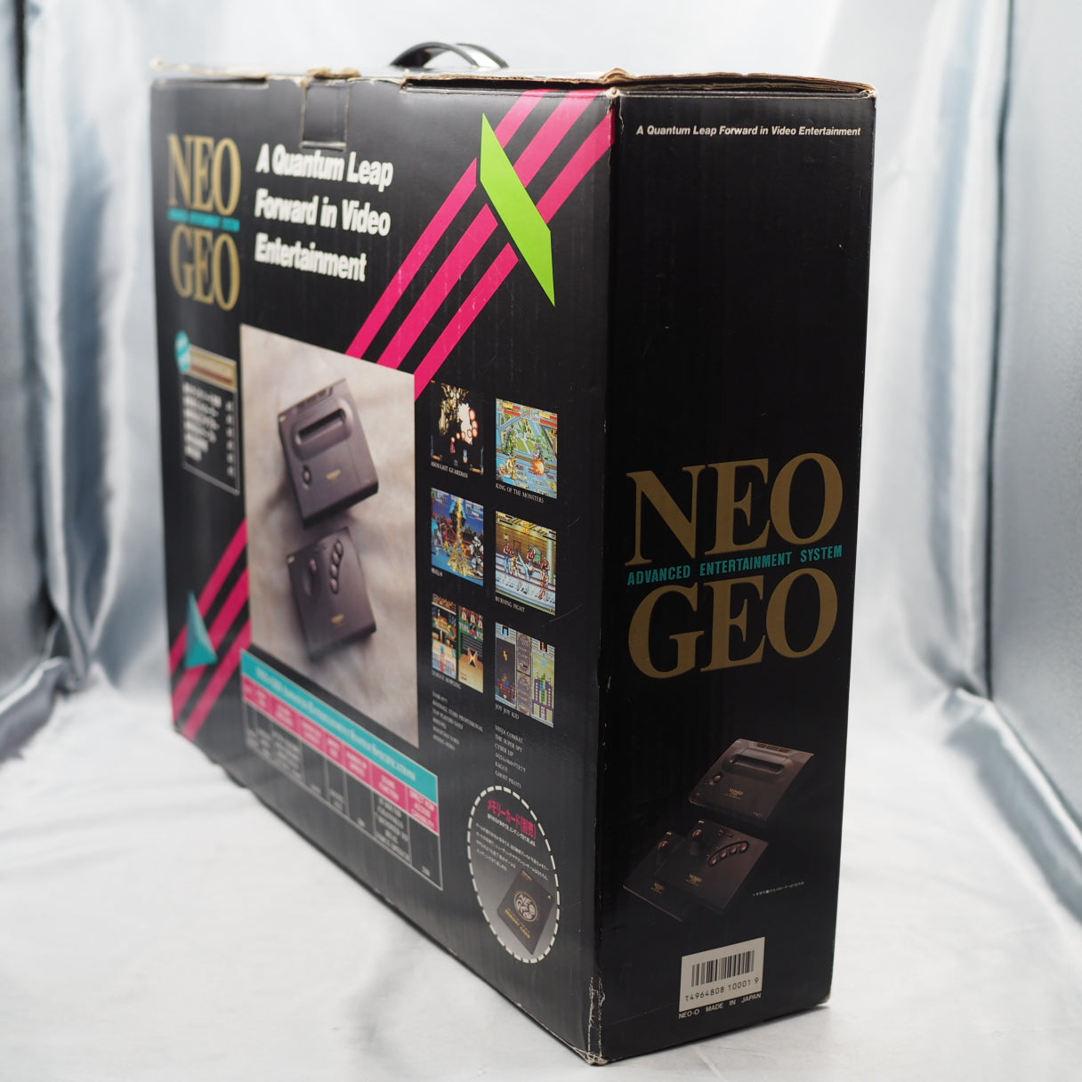 NEO GEO AES Console System UNIBIOS Boxed W/memory card [serial number match]