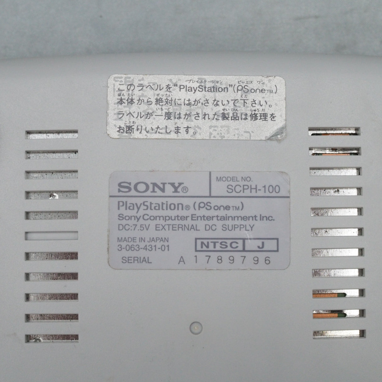 PS one Console Only [SCPH-100]