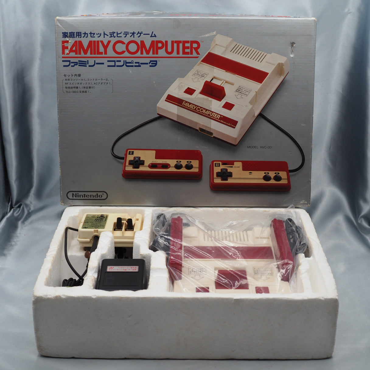 Nintendo Famicom + Disk System + 3 Games SET [Boxed]