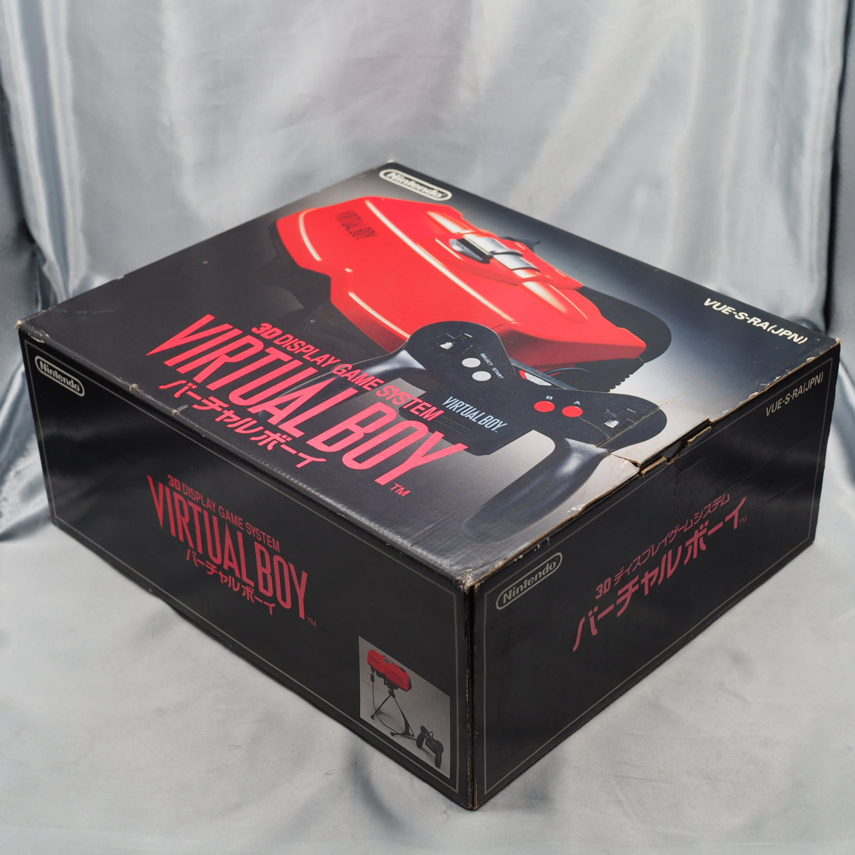 VIRTUAL BOY Nintendo 3D Display Game System Boxed + VERTICAL FORCE SET