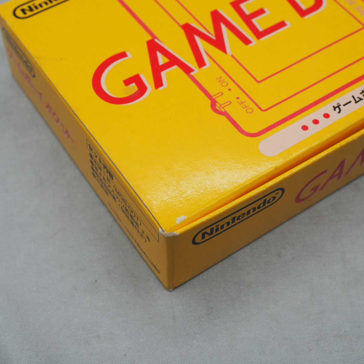 [JUNK] Nintendo GAMEBOY Pocket Console MGB-001 Boxed [Yellow]