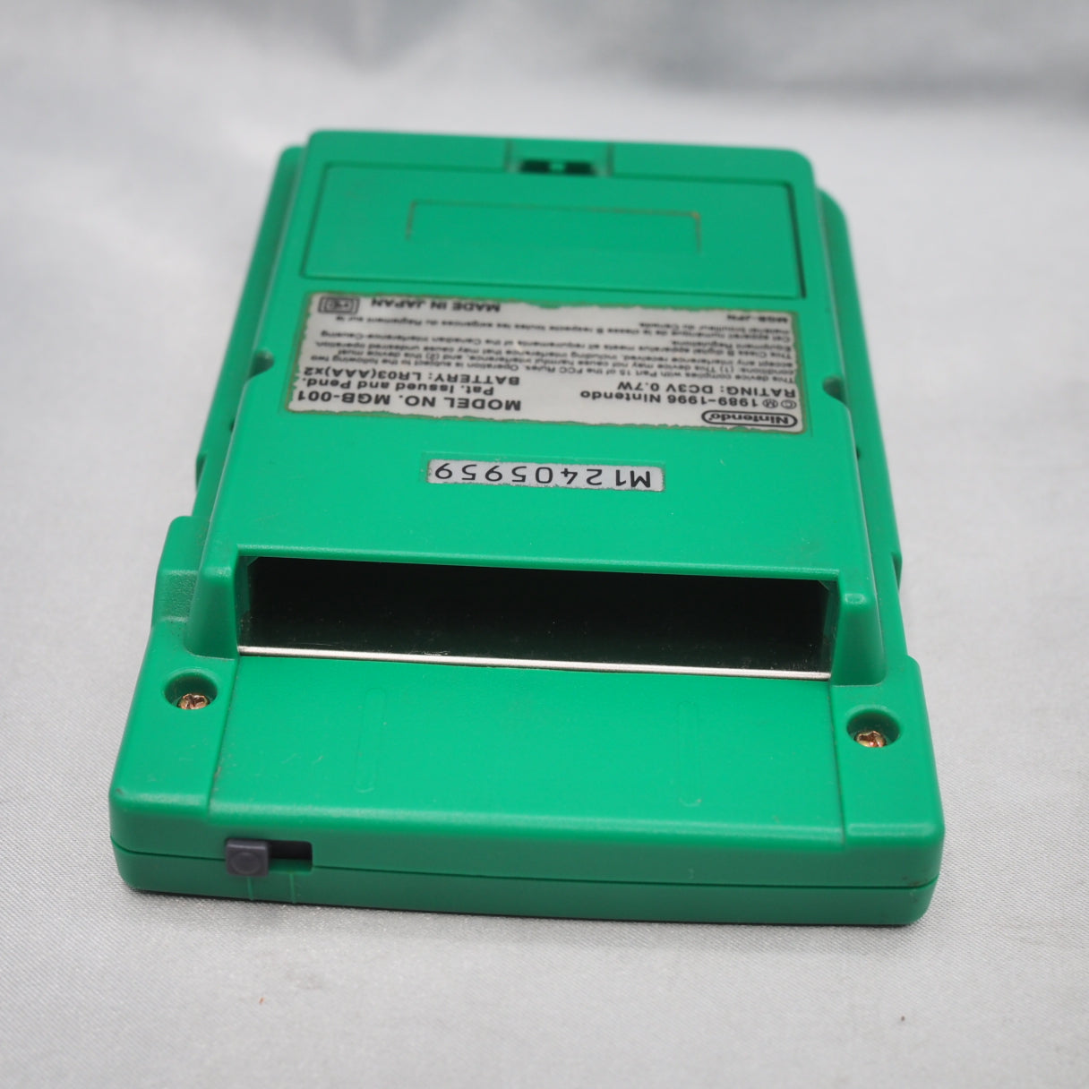 [JUNK] Nintendo GAMEBOY Pocket Console MGB-001 Boxed [Green]