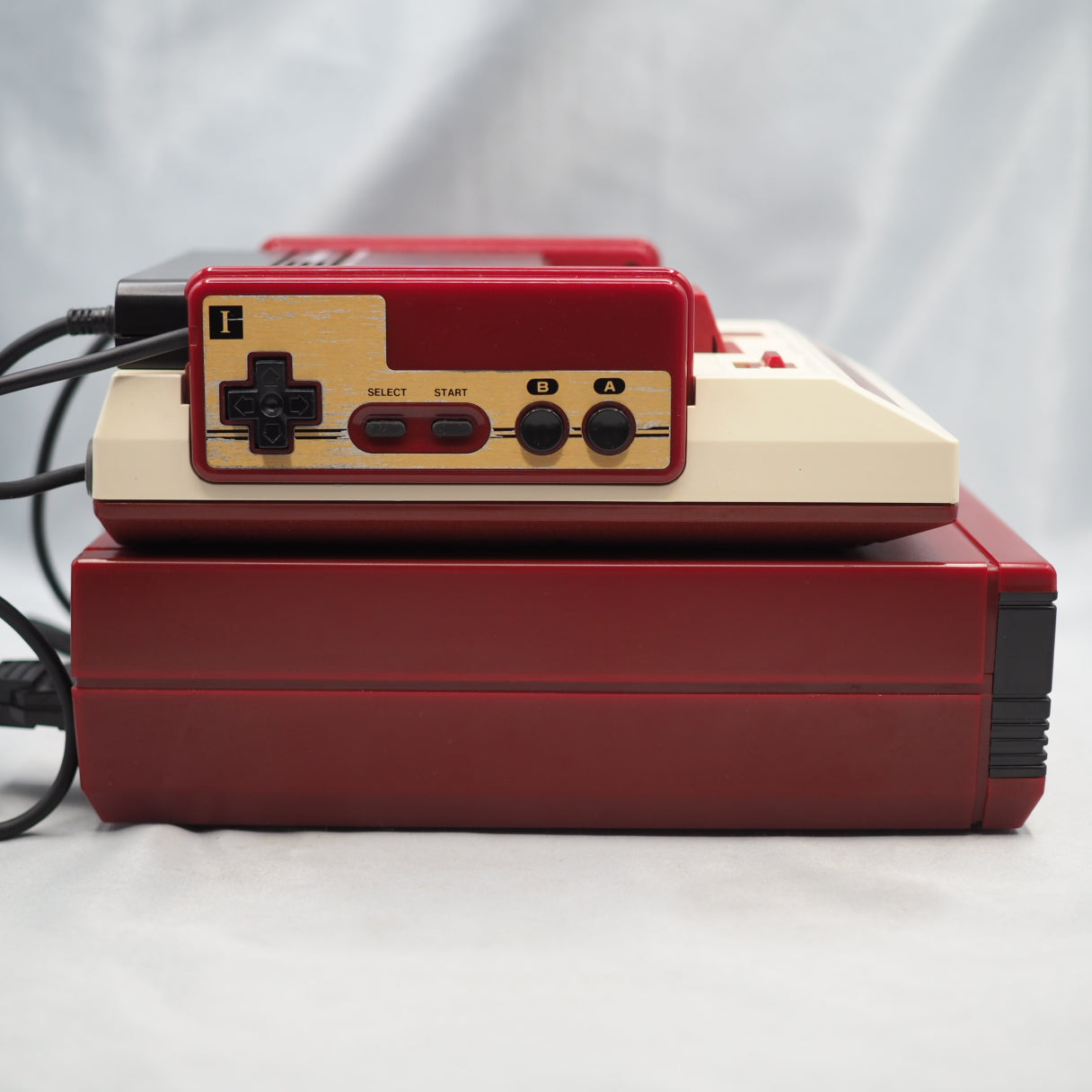 Nintendo Famicom + Disk System W/4 Games SET [Boxed]