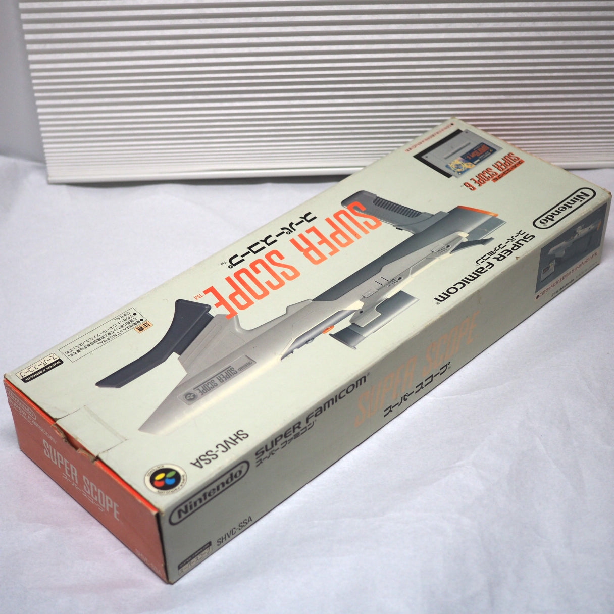 Super famicom SUPER SCOPE Controller W/SUPER SCOPE 6 Boxed