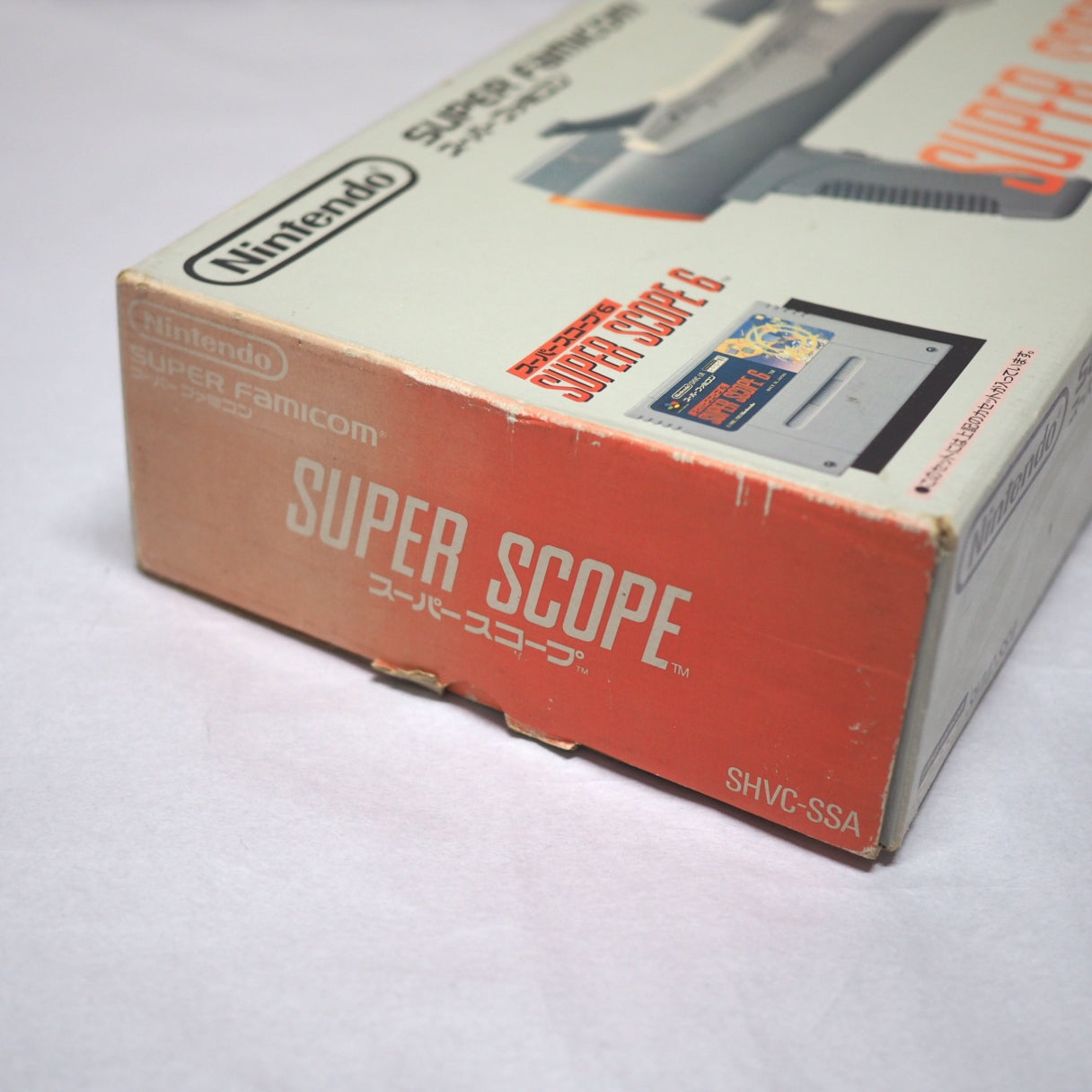 Super famicom SUPER SCOPE Controller W/SUPER SCOPE 6 Boxed