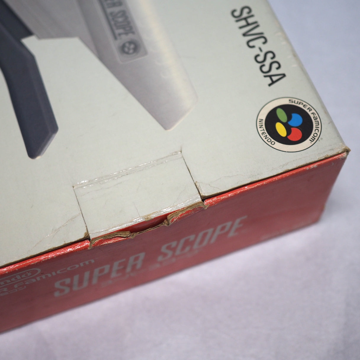 Super famicom SUPER SCOPE Controller W/SUPER SCOPE 6 Boxed