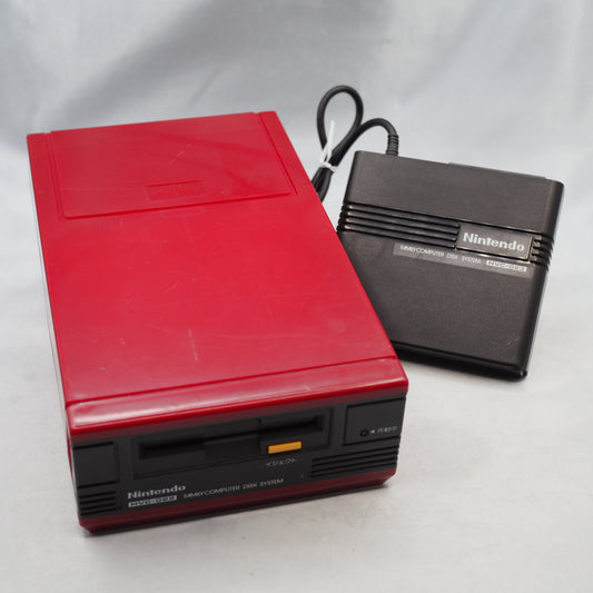 Nintendo Disk System HVC-022 W/RAM adapter [New Rubber Belt Replaced]