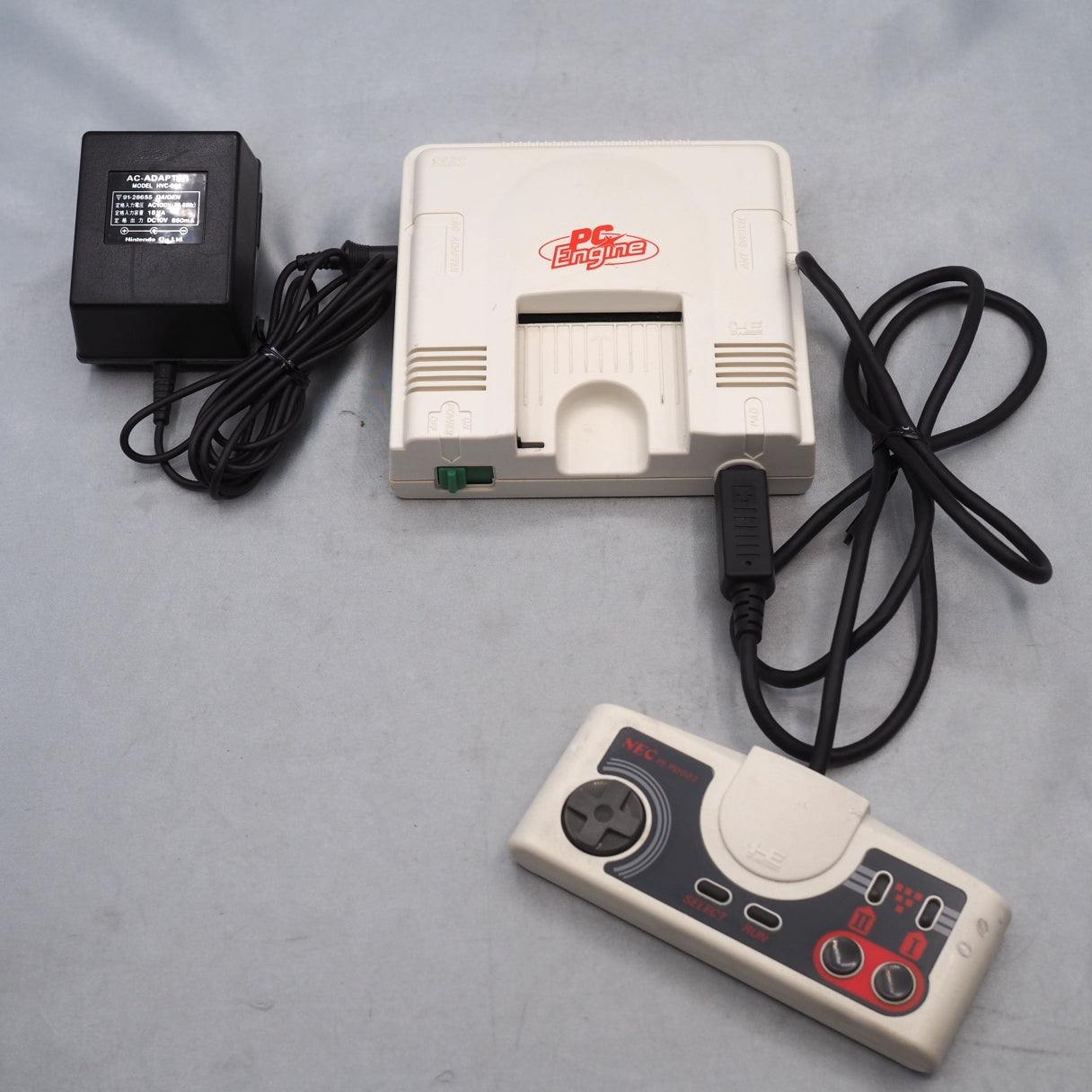 PC Engine Console system PI-TG001 + Continuous-fire controller SET