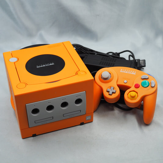 Nintendo GameCube Console System Orange DOL-001 [NTSC-J] [NTSC-U/C] [Modified]