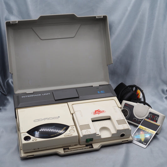 PC Engine INTERFACE UNIT IFU-30 CD-ROM2 PC Engine W/SYSTEM CARD