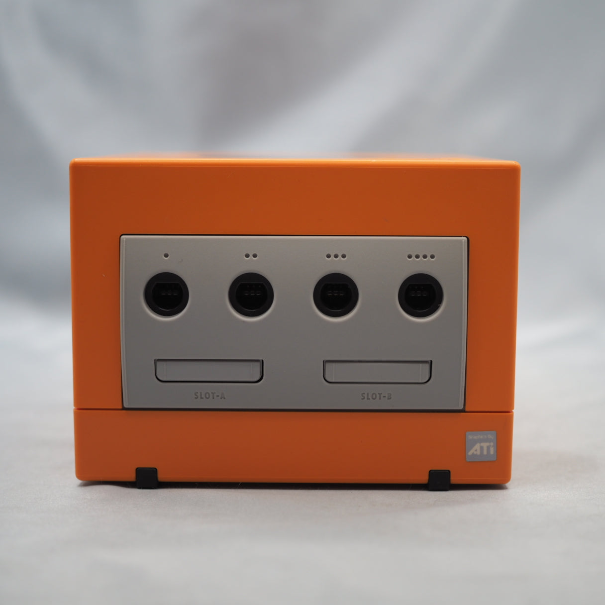 Nintendo GameCube Console System Orange + Game Boy Player Enjoy Plus Pack [NTSC-J] [NTSC-U/C] [Modified]