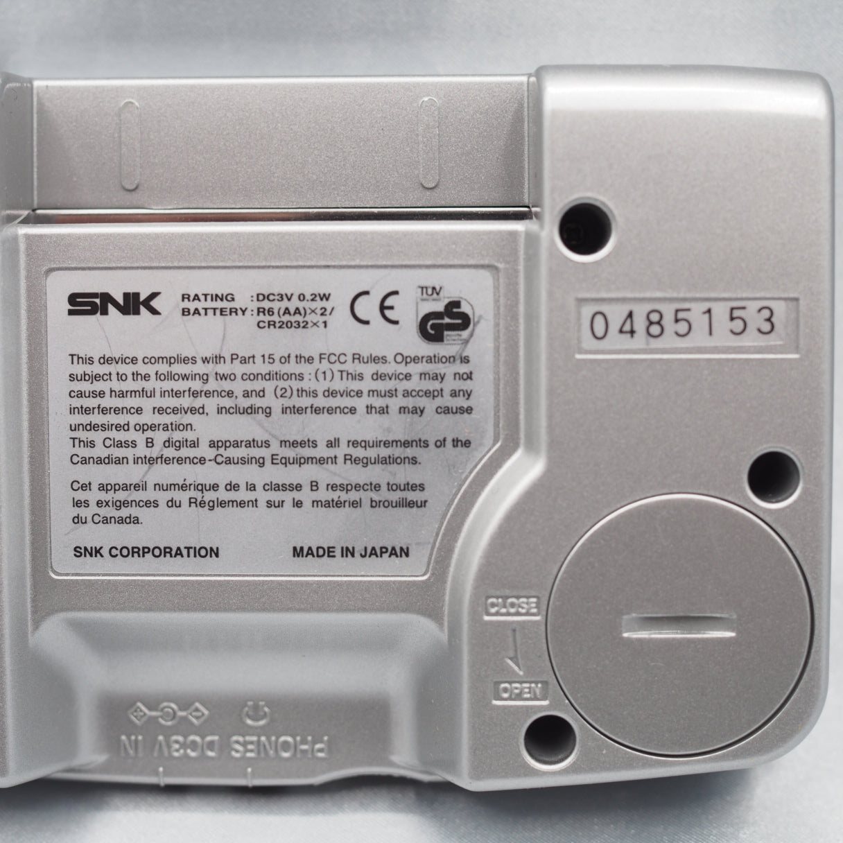 NEOGEO POCKET COLOR [Silver]