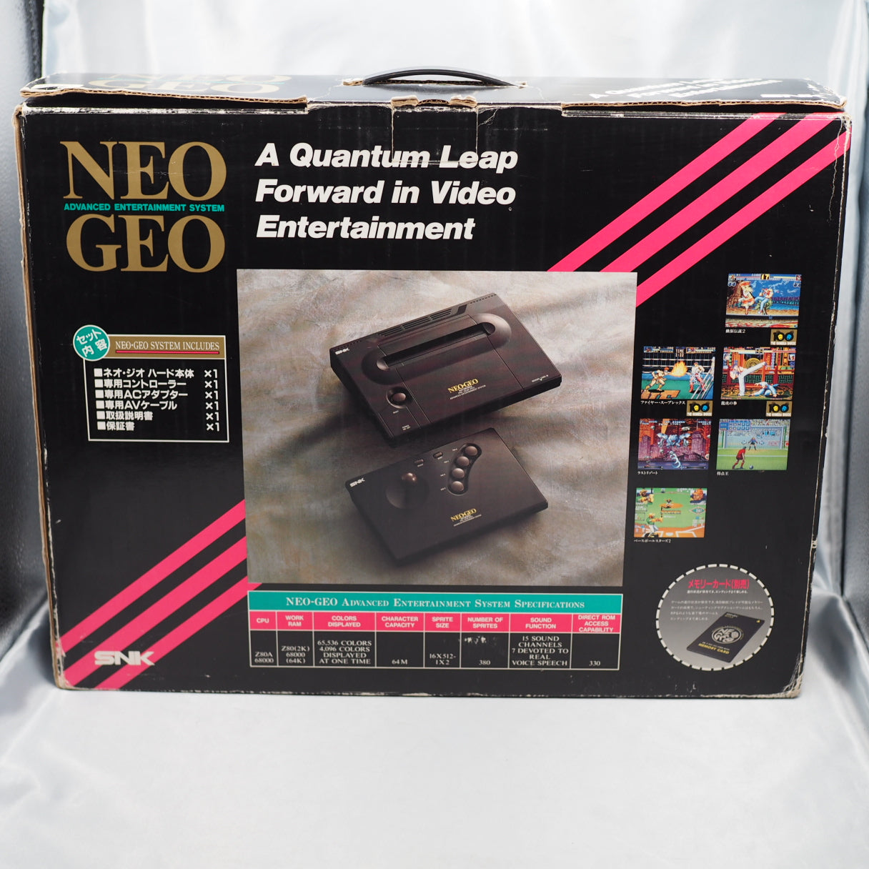 NEO GEO AES Console System Boxed [serial number match]