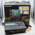 Used SHARP TWIN FAMICOM AN-505-BK Console system Boxed NTSC-J - Tested & Working