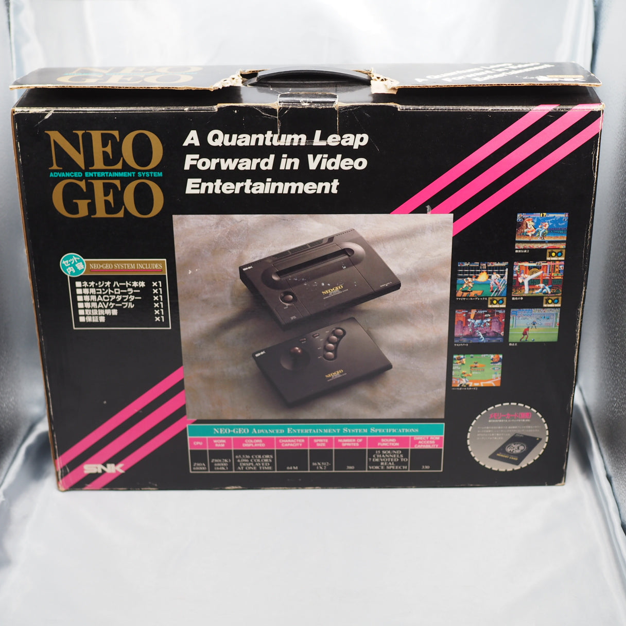 NEO GEO AES Console System Boxed [serial number match] No.2