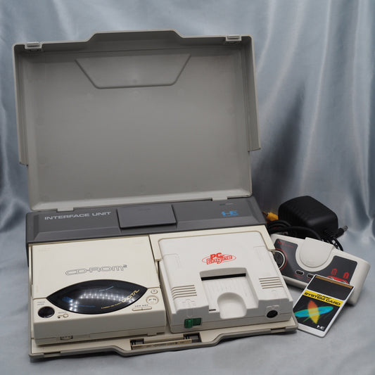 PC Engine INTERFACE UNIT IFU-30 CD-ROM2 PC Engine W/SYSTEM CARD