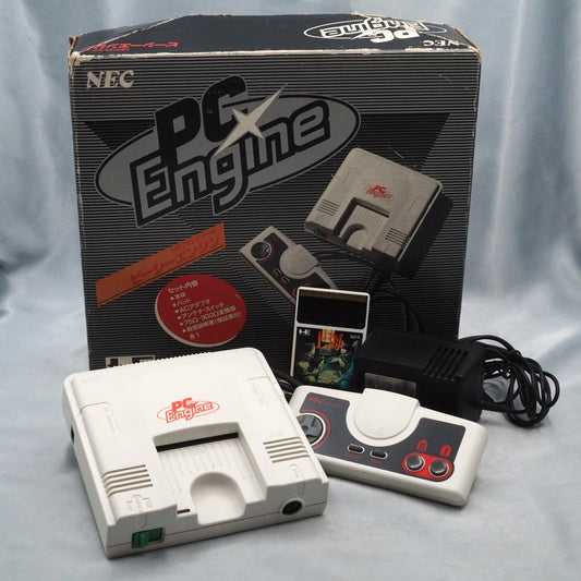PC Engine Console system PI-TG001 NTSC-J Boxed W/ Game