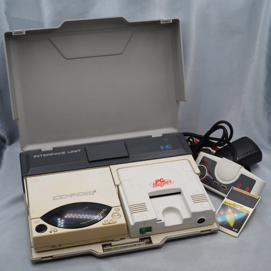 PC Engine INTERFACE UNIT IFU-30 CD-ROM2 PC Engine W/SYSTEM CARD