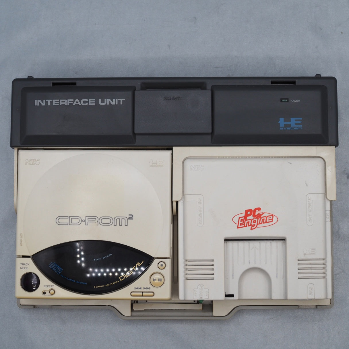 PC Engine INTERFACE UNIT IFU-30 CD-ROM2 PC Engine W/SYSTEM CARD