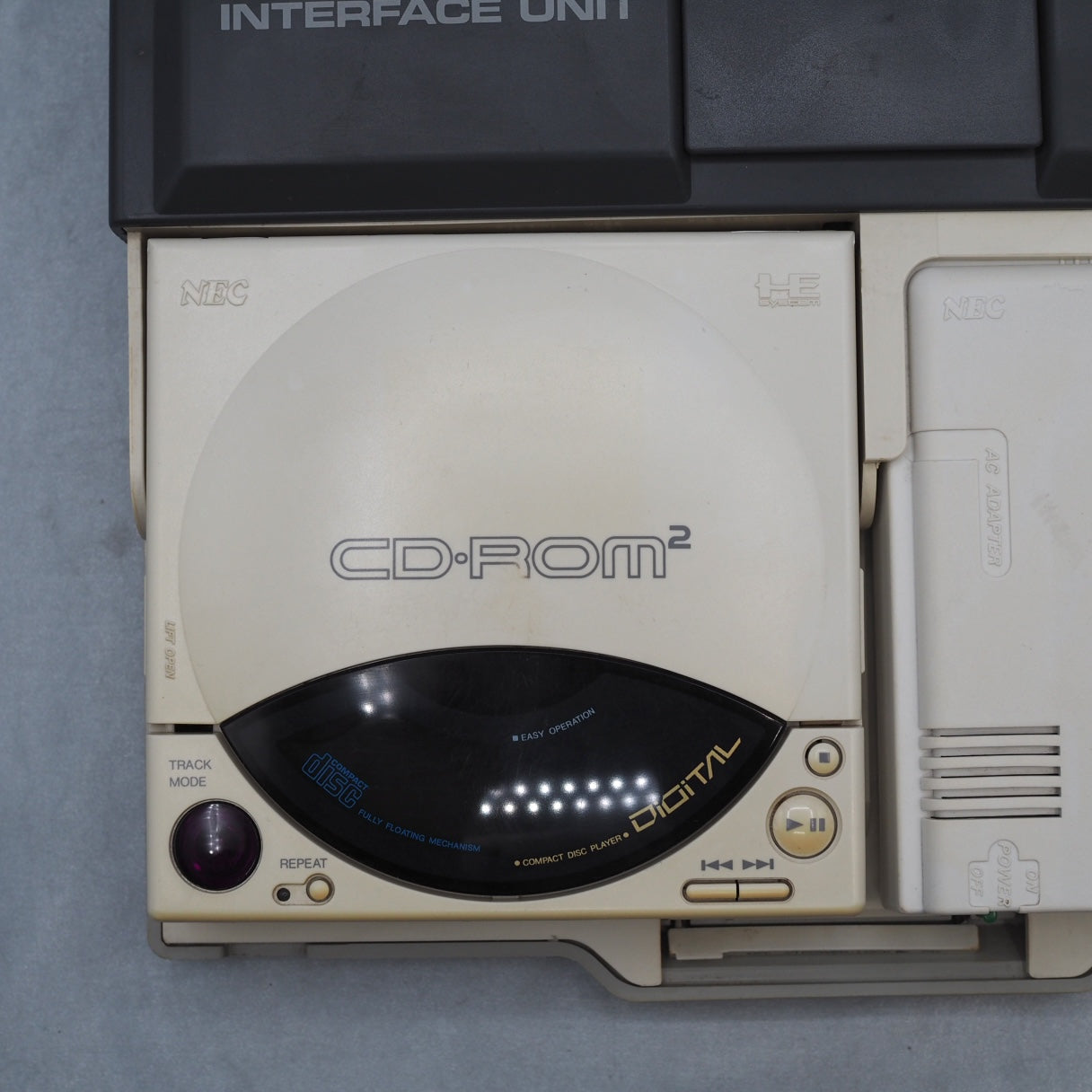 PC Engine INTERFACE UNIT IFU-30 CD-ROM2 PC Engine W/SYSTEM CARD