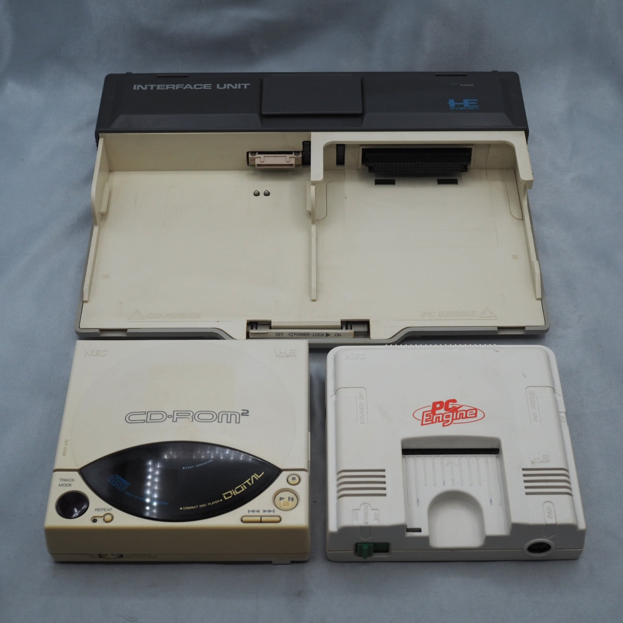PC Engine INTERFACE UNIT IFU-30 CD-ROM2 PC Engine W/SYSTEM CARD
