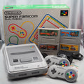 Used Nintendo Super Famicom Console system Boxed + 4 Games SET - Tested & Working